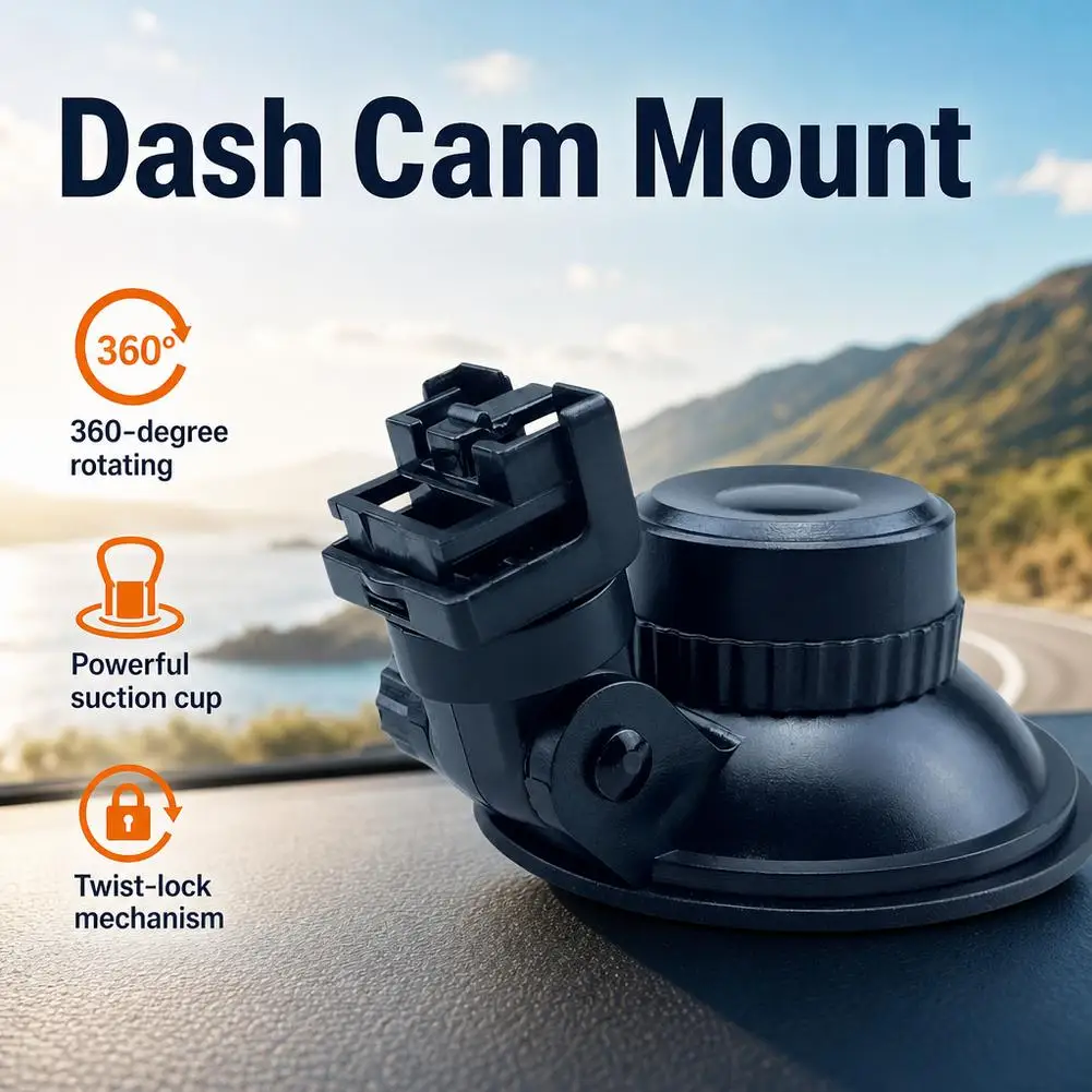 Card Slot Port Auto Dash Cam CAR DVR Holder For 360 Generation J501/j501c Windshield Suction Cup Mount Driving Recorder Bracket