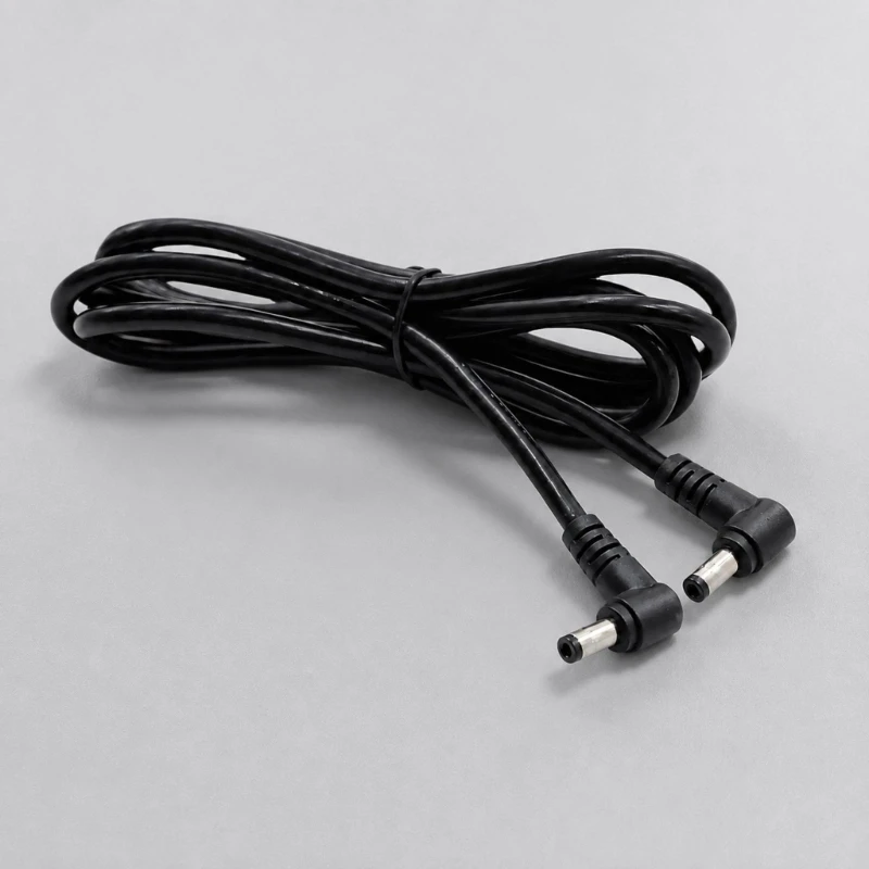 90 Degree Double Elbow Power 5.5 x 2.1mm Male to Male Plug Cable Right Angled DC5.5X2.1Mm Power Wire For CCTV Security Camera