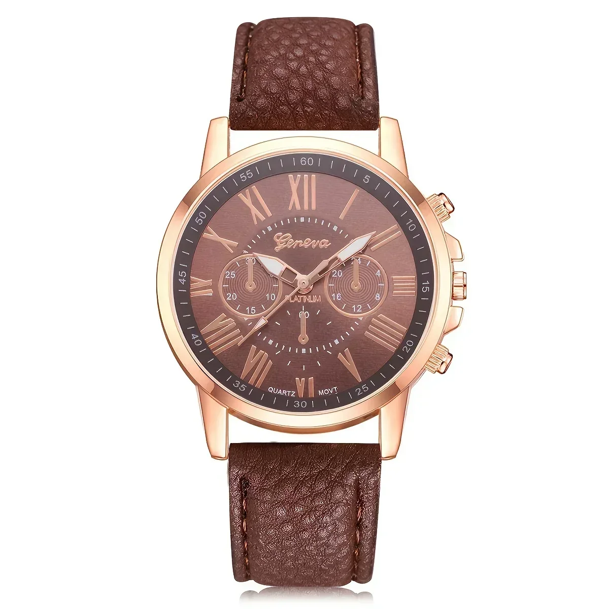 Reloj de cuarzo de oro rosa Multicolor para Mujer, relojes circulares de temperamento Retro artístico para Mujer