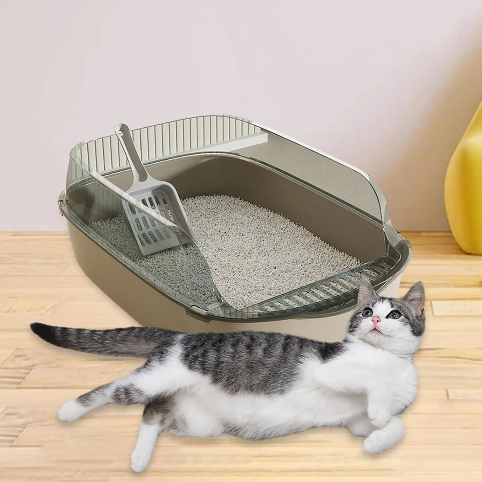 

Pet Litter Trays Litter Pans Small Animal Large Pans Open Top Cat Litter Box