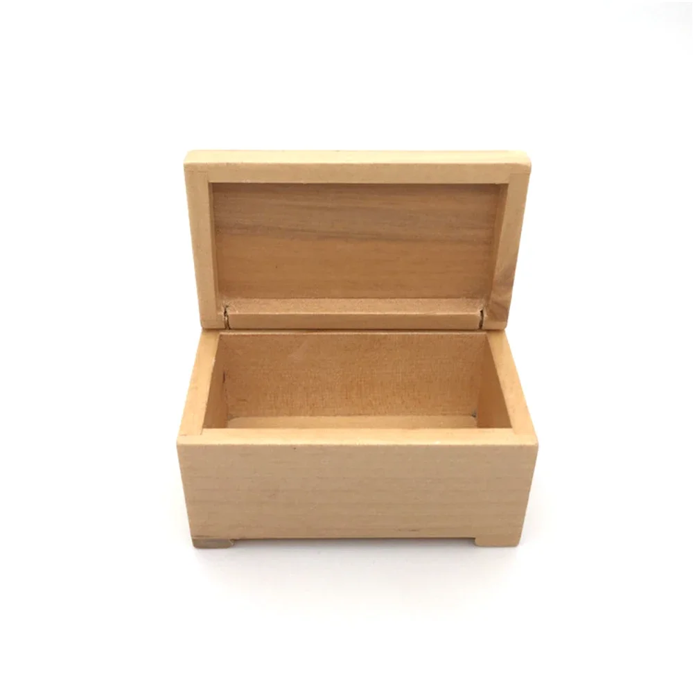 1/12 Dollhouse Miniature Wooden Storage Box Model Toy for Doll House Accessories Decoration ob11 bjd