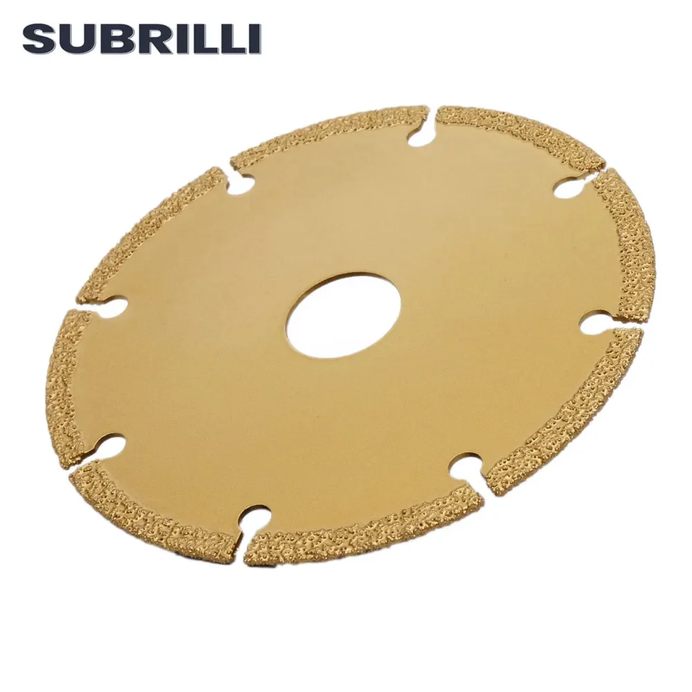Subrilli 1pc 105mm disco de corte 4 Polegada lâmina serra diamante rebolo ferramenta roda rotativa para cerâmica vidro exportação ferramenta corte