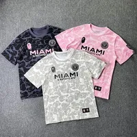 2025 Camouflage Sports Short-sleeved T-shirt Ape Man International Collaboration MIAMI Round Neck 3d Printed T-shirt