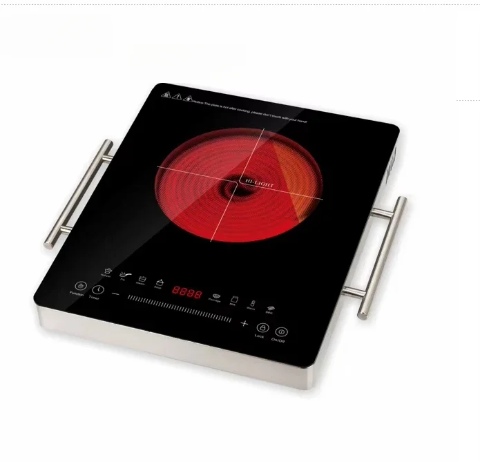 Stainless steel electric heating 1 burner infrared induction  ceramic hot pot induction cooker