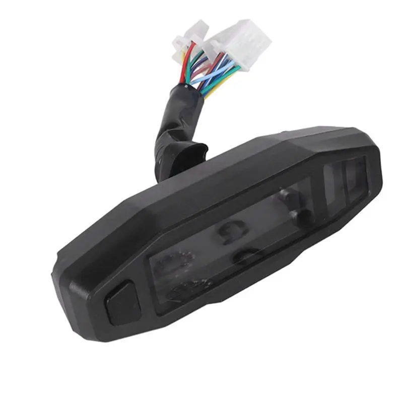 Motorcycle Digital Speedometer LCD Odometer Tachometer Gauge Universal 12V Moto Dashboard Instrument For KTM Yamaha