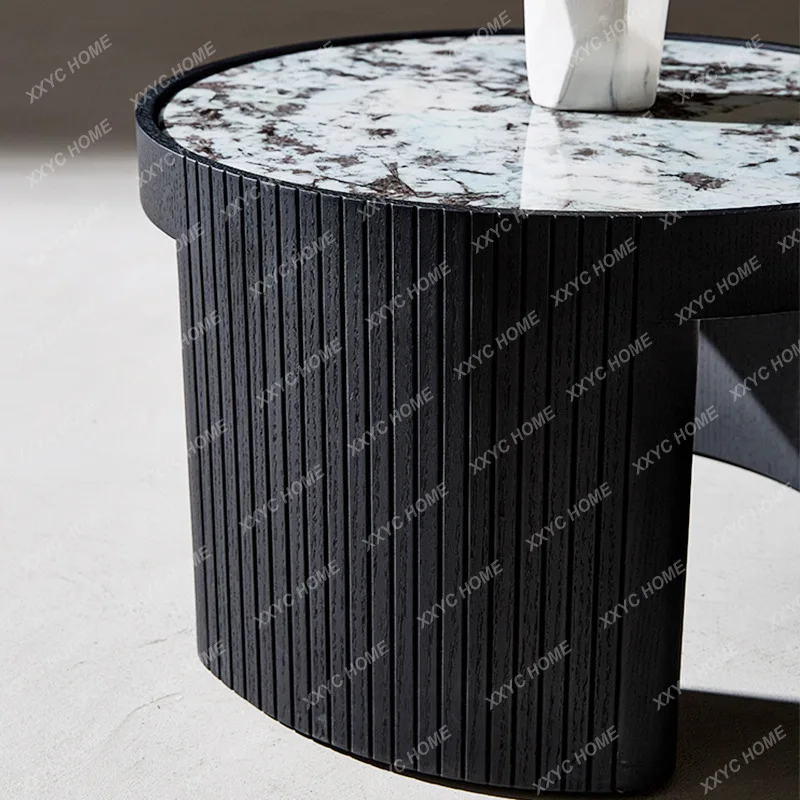 

Журнальный столик для гостиной, журнальный столик из каменной плиты, новый журнальный столик нестандартной формы, простой журнальный столик для небольшой квартиры