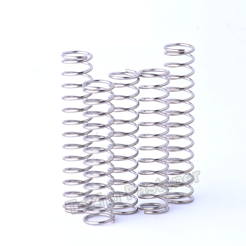 1mm Wire Diameter Compression Spring Y Type 304 Stainless Steel Y-type Small Compression Spring Cylidrical Coil Spring Steel