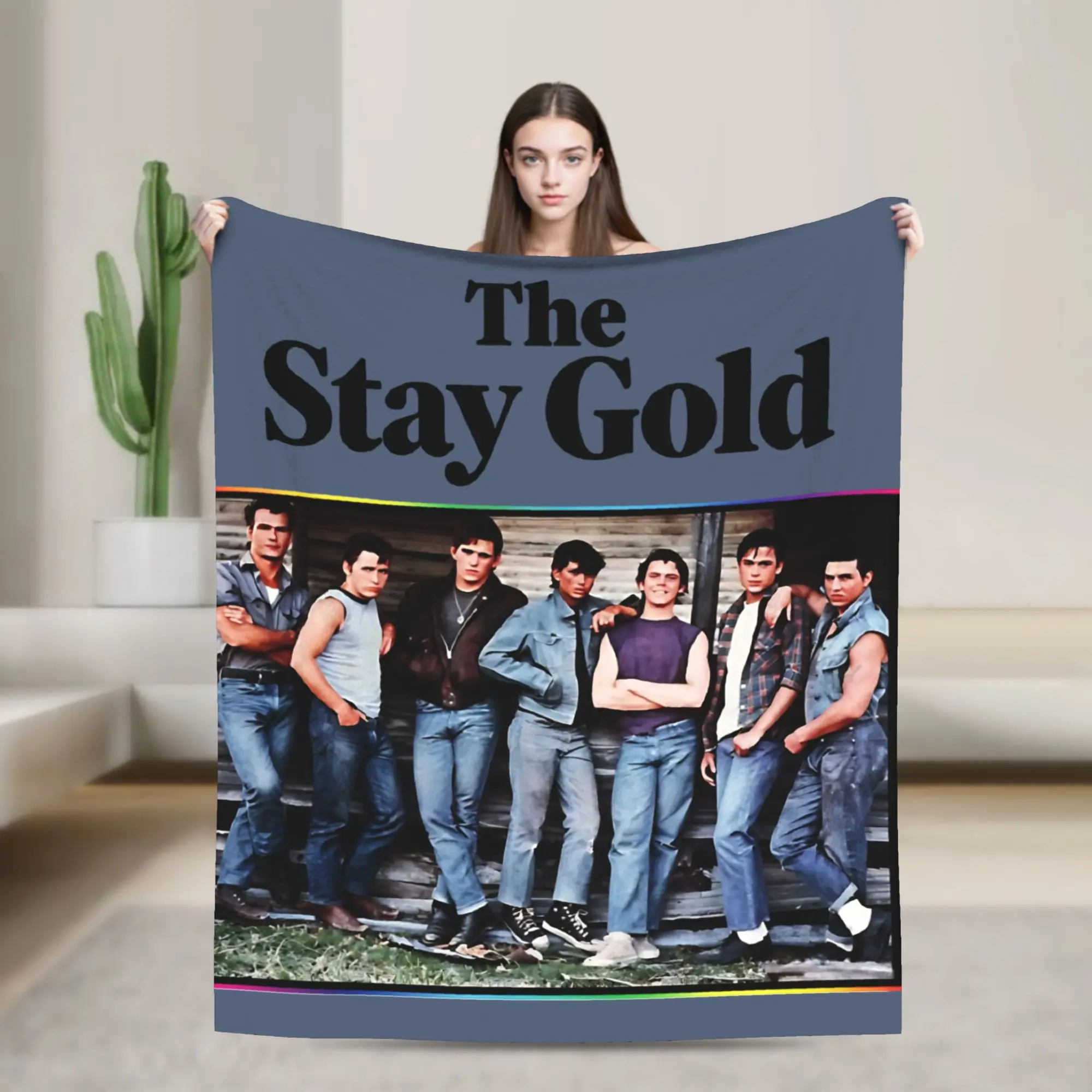 The Outsiders Movie Super Soft Blanket  Girls Boys Plush Throw Blanket Funny Couch Chair Flannel Bedspread Sofa Bed Cover