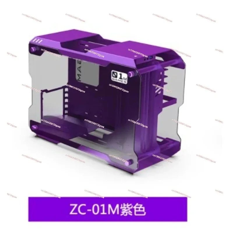 ZC-01M Chassis Glass Side Transparent Open Aluminum Alloy Chassis