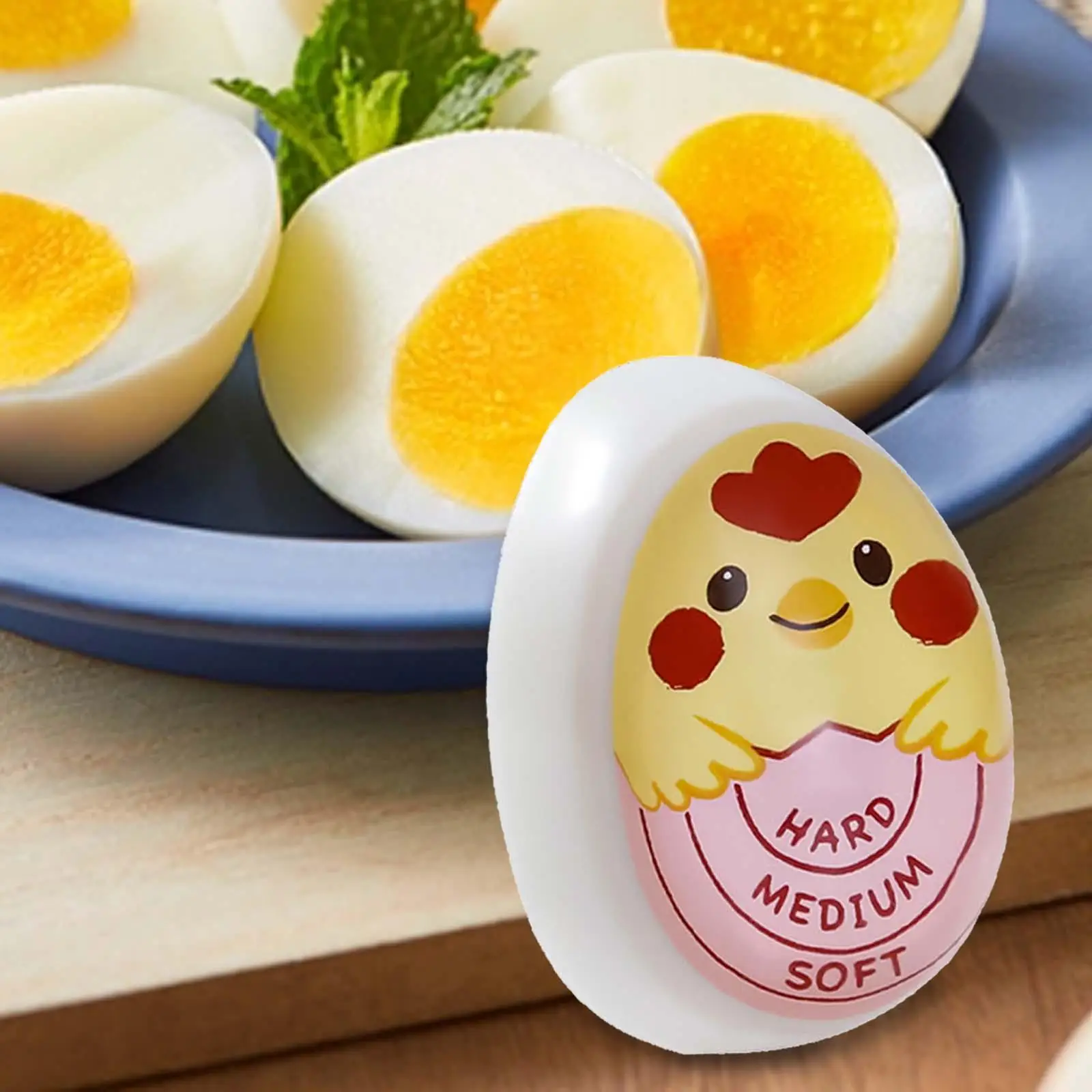 Egg Timer Perfect Boil Colour Changing Reusable Egg Boiling Tool High Resolution Egg Cooking Indicator for Kitchen Gadget Home