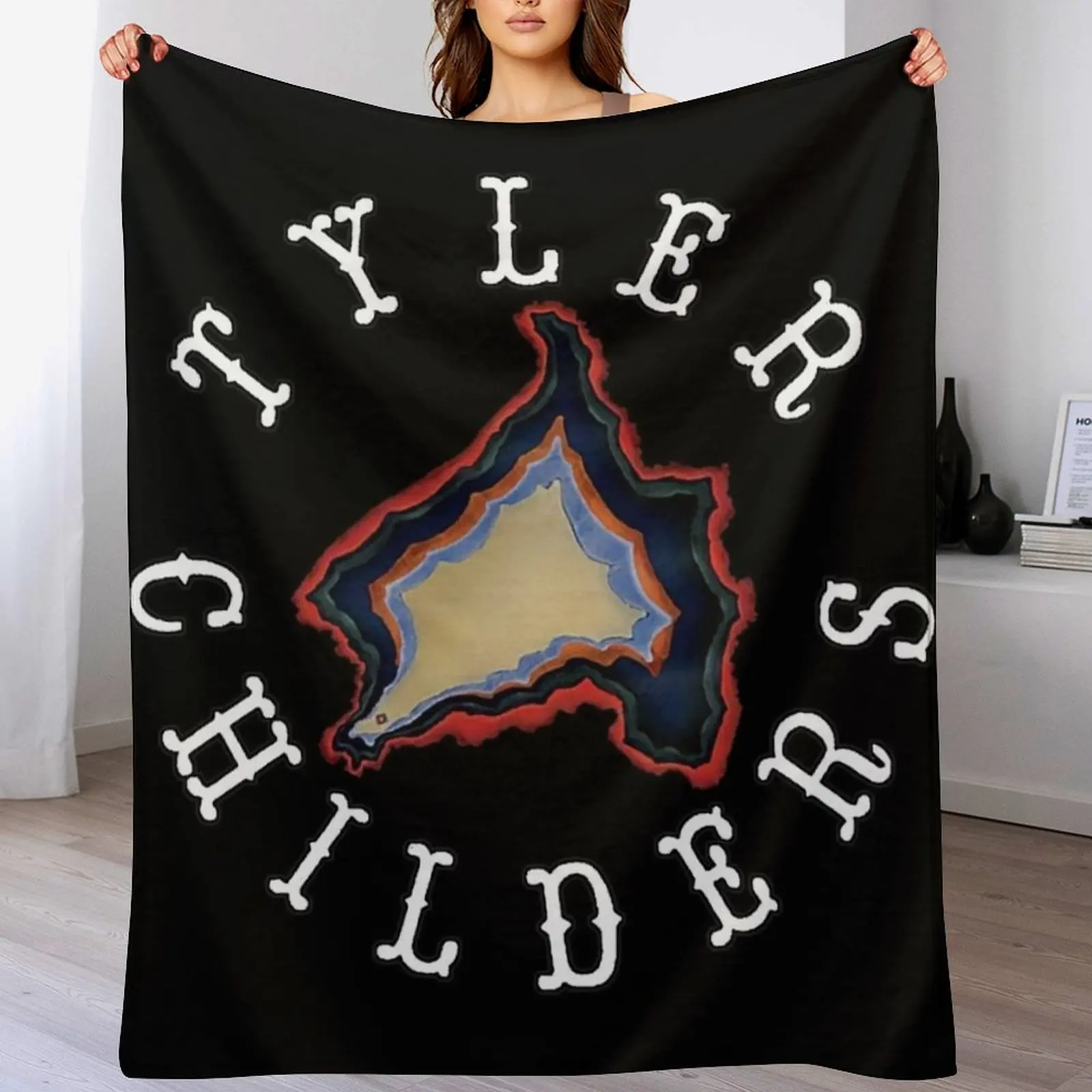 

014 TYLER CHILDERS Throw Blanket Decorative Sofas Plush Blankets