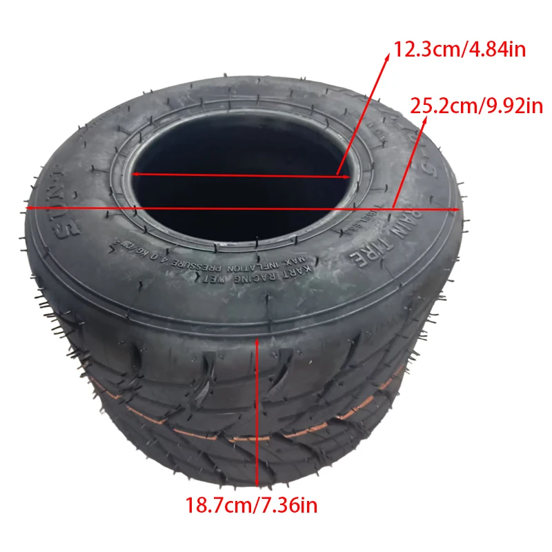 

11x7.10-5 10x4.50-5 for ATV UTV four-wheel carts, drifting tricycles, and go kart parts rubber 5-inch tires