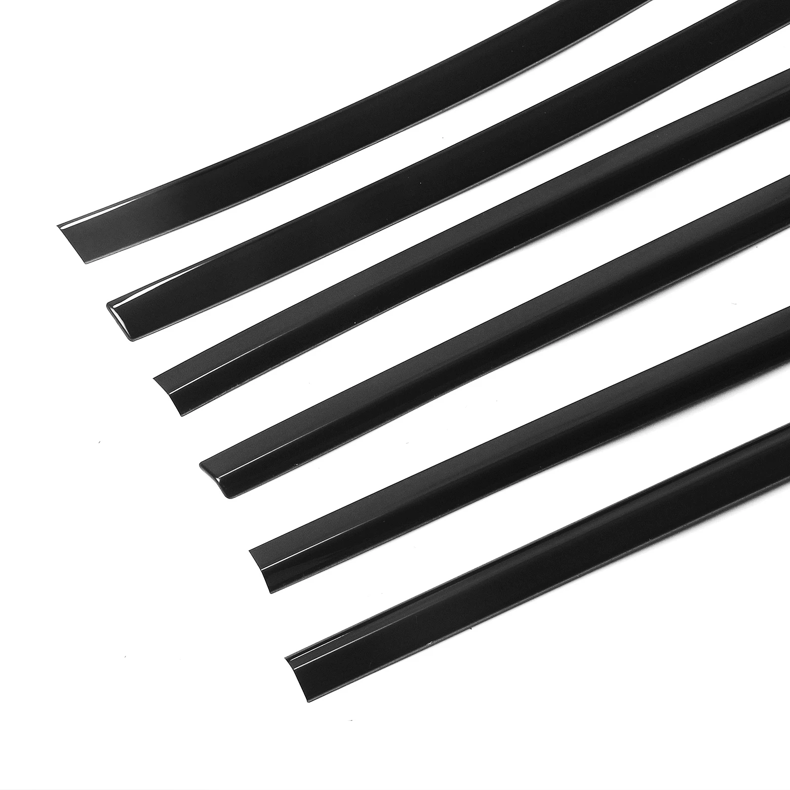 Car Exterior Window Molding Strip Trim Strip  For Lexus ES 2013-2018 Door Seal Shade Decoration Sill Side Cover Trim 12PCS