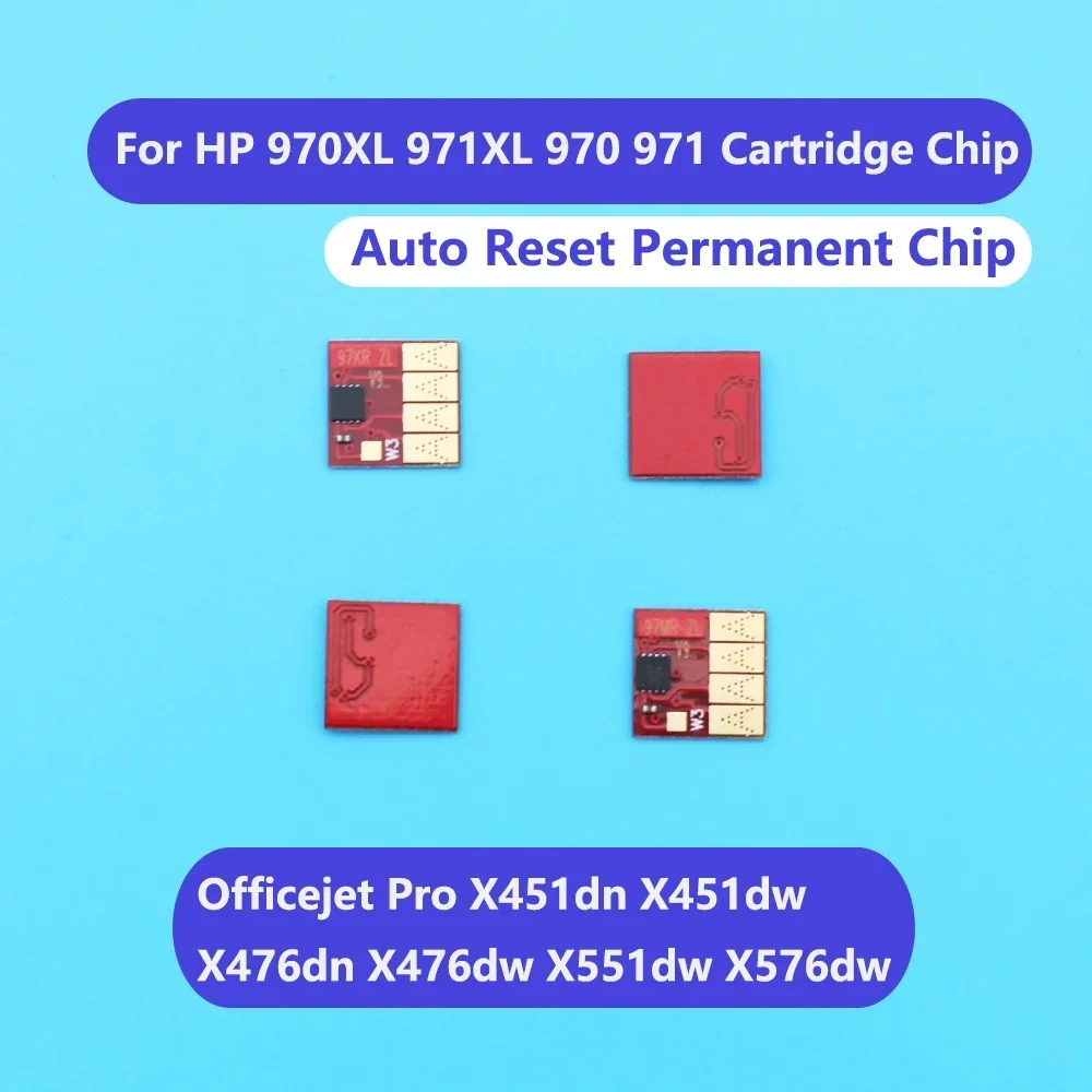 

Auto Reset Chip for HP 970 971 970XL 971XL ARC Permanent Chip for HP Officejet Pro X451dn X451dw X551 X576dw X476dw X476dn IC