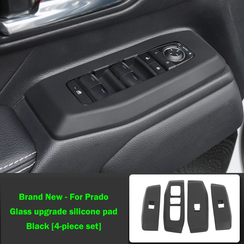 

Silicone Decorative Frame for Toyota Land Cruiser Prado LC250 2024, Glass Lifting Panel, Automotive Interior Decoration Products