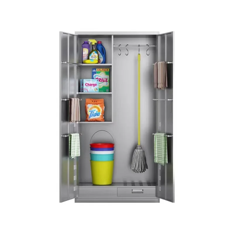 

Household cleaning cabinet, utility cabinet, storage tool cabinet