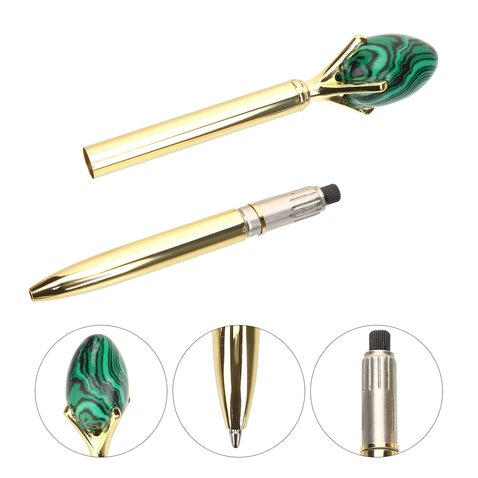 

Crystal Egg Ballpoint Pen Smooth Writing Pen For Students Portable Creative Stationery Office School Home Use