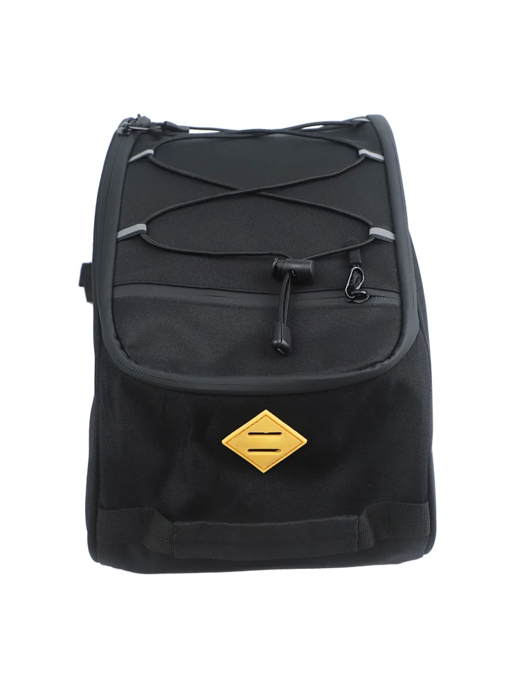 1 Stück 8L Fahrrad-Gepäckträgertasche, wasserdichte Nylon-Hecktasche mit Schnellverschluss und Schultergurt für MTB-Pendlerfahrten – Detail 13
