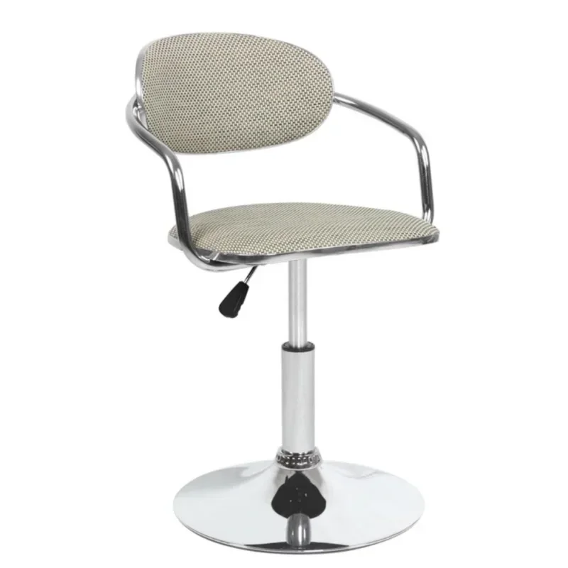 Silla de mediados de siglo con respaldo para Bar, Tabouret de plástico, diseño de cafetería, bancos, muebles antiguos de hierro alto, sillas