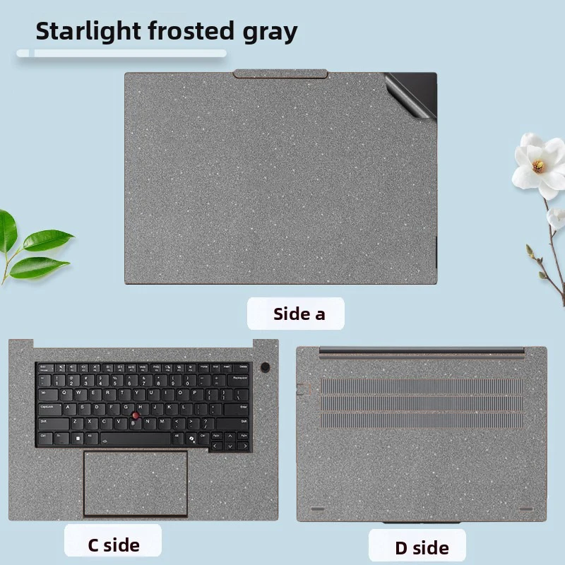 For ThinkPad T1g /P1 Gen 8/7/6/5 16inch Laptop solid color body skin sticker scratch-proof shell protective film