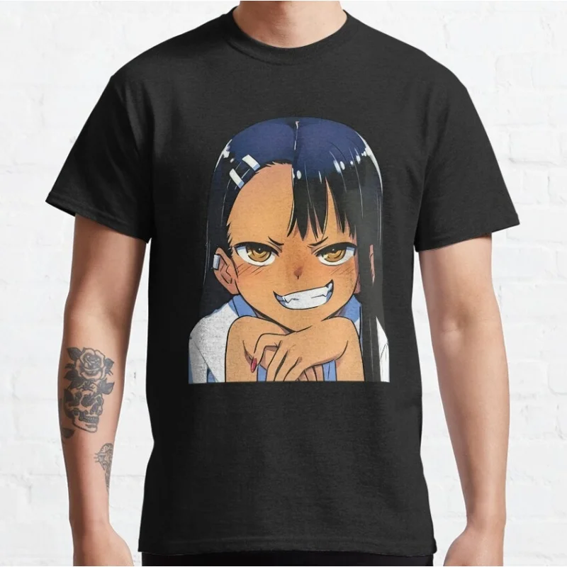 0503 Dont Toy With Me Nagatoro Hayase Gift for Anime lover 100% cotton Y2K clothes O -Neck Short Sleeve Graphic T-Shirt S-6XL