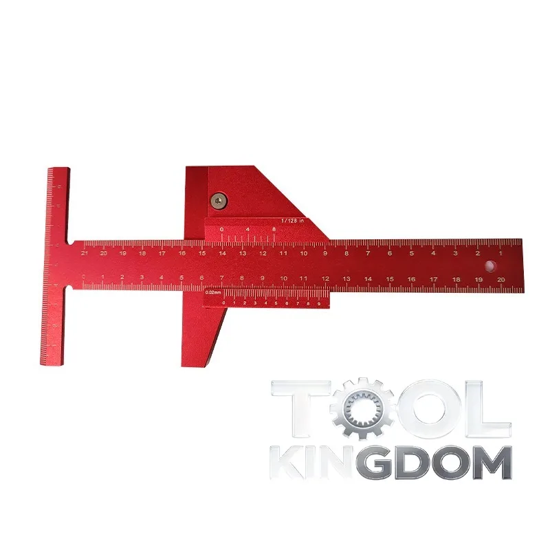 

Multi functional precise measuring ruler, sturdy and durable, vernier woodworking ruler, aluminum alloy woodworking ruler
