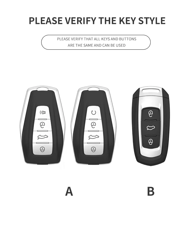 Liquid Silicone Rubber Car Key Case Cover For Geely Star Vow Geome Emgrand X7 EX7 Coolray Auto Protection Key Case Accessories