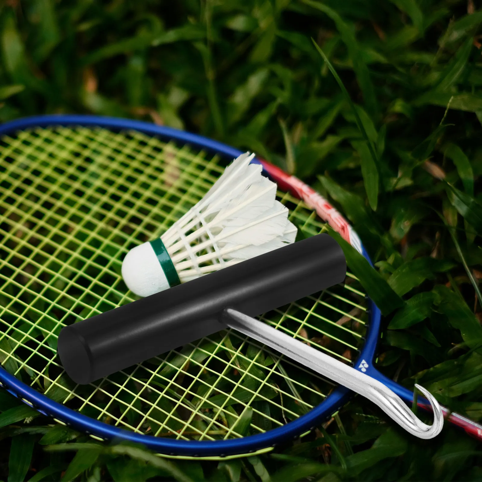 

Badminton Tennis Racket Stringing Assistance Hook Tool Advanced Hook Threading Technology Minimizes String Damage Compact