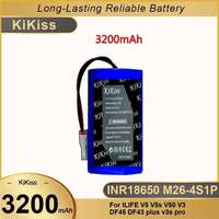 Cleaning Robot Battery INR18650 M26-4S1P Lightweight For Ilife V5 V5s V50 V3 DF45 DF43 Plus V3s Pro Vacuum Cleaner 3200Mah