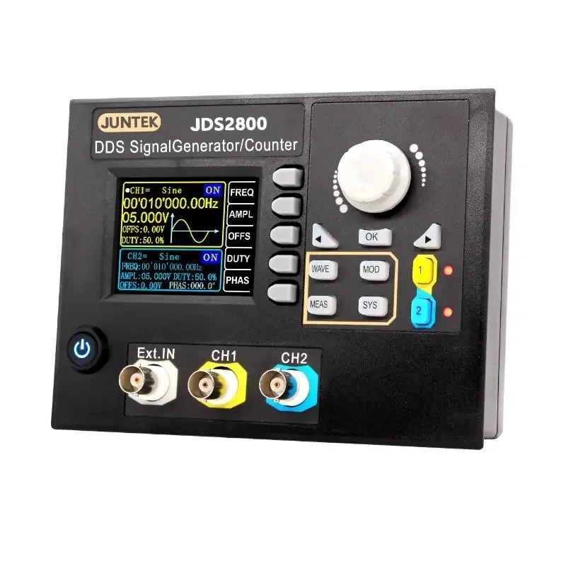 JDS2800-60M 60MHz DDS Function Signal Generator Digital Control Dual-channel Frequency meter Arbitrary waveform generator