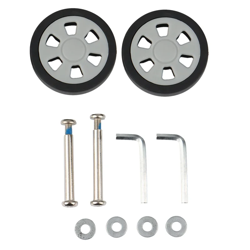 ABQR 수하물 액세서리 바퀴 항공기 여행가방 풀리 롤러 무소음 바퀴 부품 수리 55X12mm