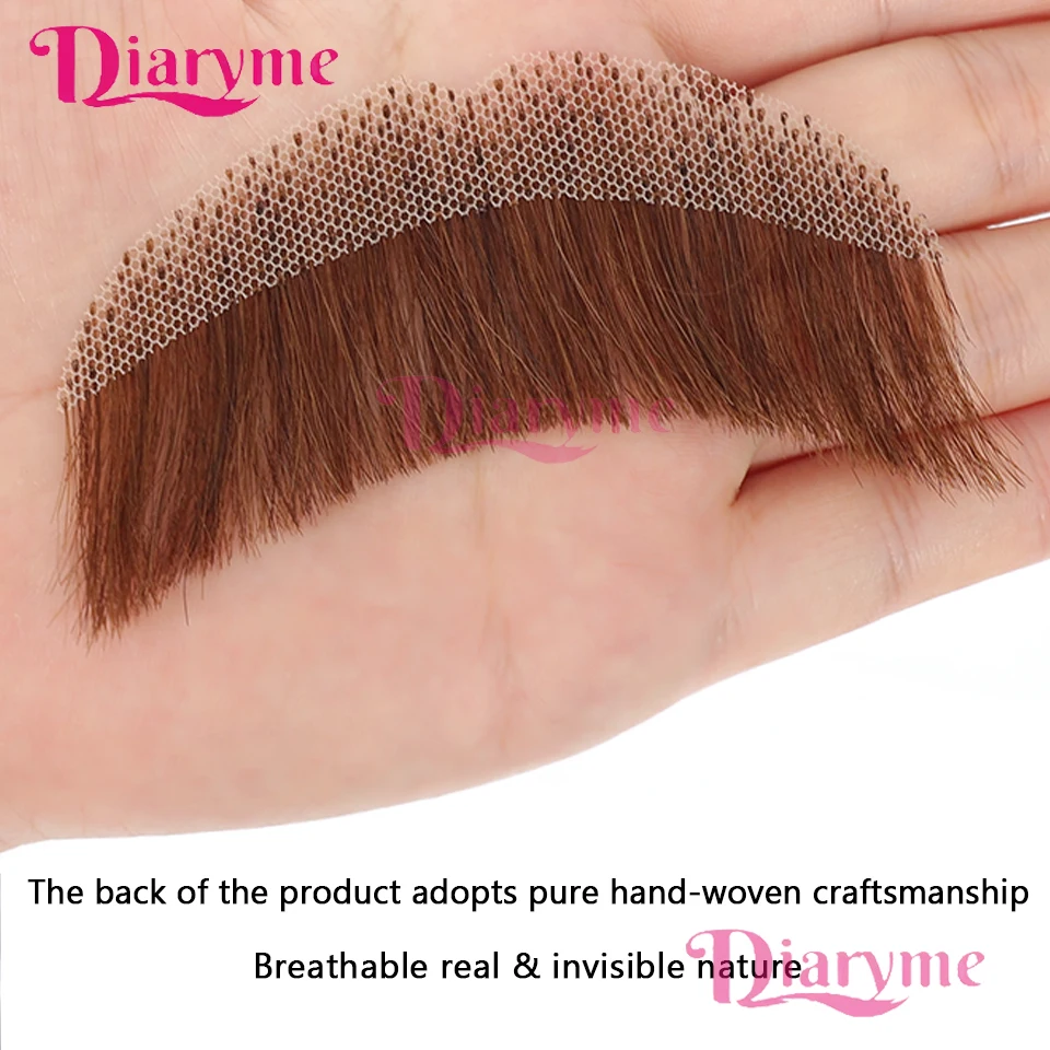 Jenggot Palsu Jenggot Buatan Kumis Palsu Buatan Tangan Rambut Wajah Jenggot Palsu Renda Tak Terlihat Wajah Palsu Kumis Cosplay Co