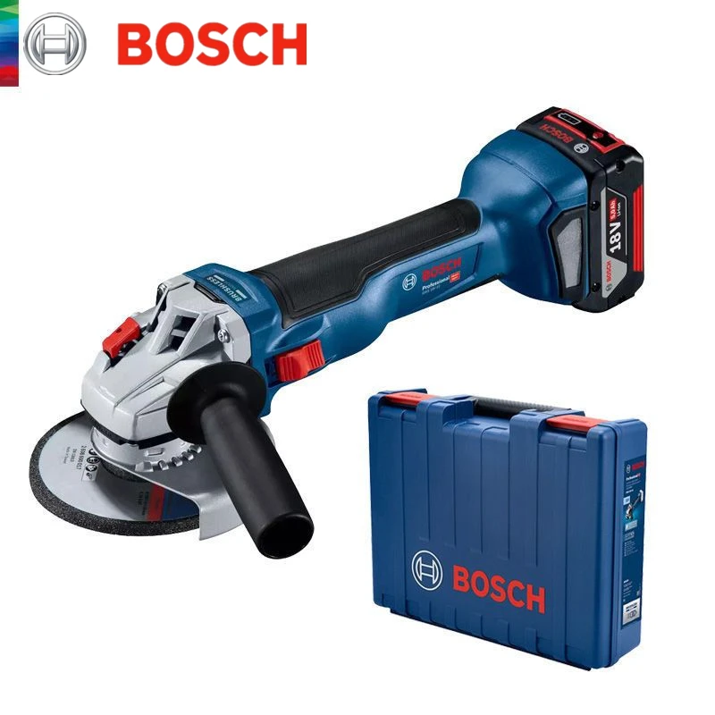 Bosch Brushless Electric Angle Grinder X-lock Quick Change Saw Blade Cordless Lithium Cutting Machine Power Tool GWS180-LI 100MM