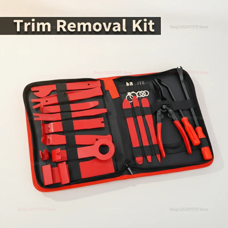 

19 Pieces Car Audio Disassembly Tool Set for Dashboard Panel Removal Interior Trim Navigation Panel Removal Kit for Auto Repair