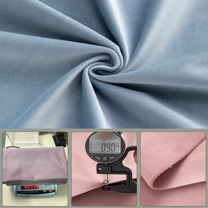 Velvet Fabric For Sofa And Armchair Upholstery Home Decor Accessories Sold By The Half Meter