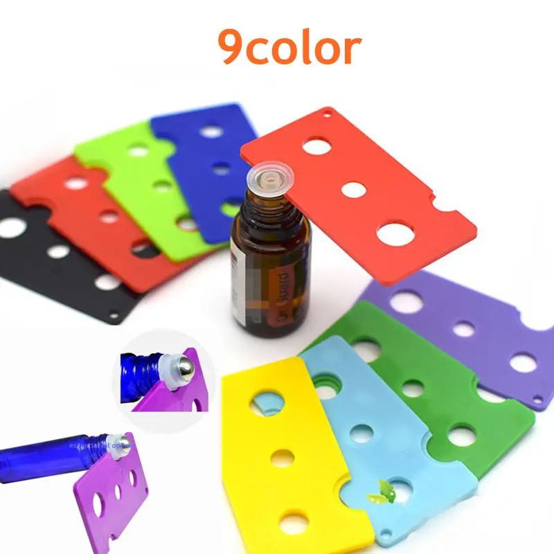 2PCS 9colors Essential Oil Bottle Opener Key Tool Remover For 1ml 2ml 5ml 10ml -100ml Roller Balls and Caps Bottles