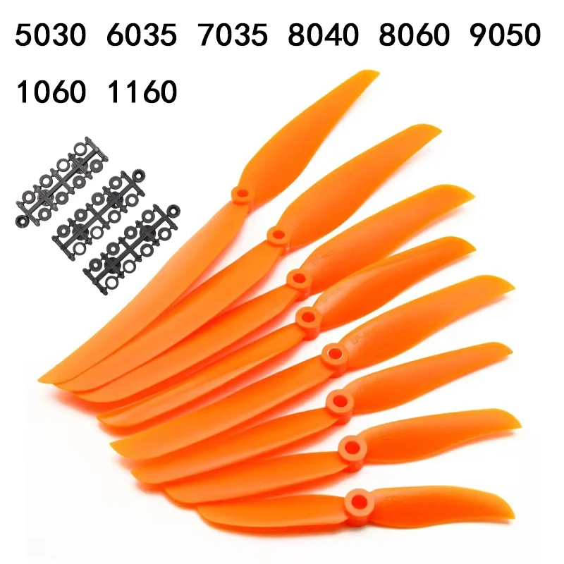 4 unids/lote EP 5030 / 6035 / 7035 / 8040 / 8060 / 9050 / 1060 / 1160 accesorios para aviones modelo RC reemplazar hélices de avión GWS