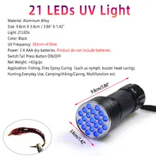 UV LED Lamp for Fly Tying Fishing Tackle #3