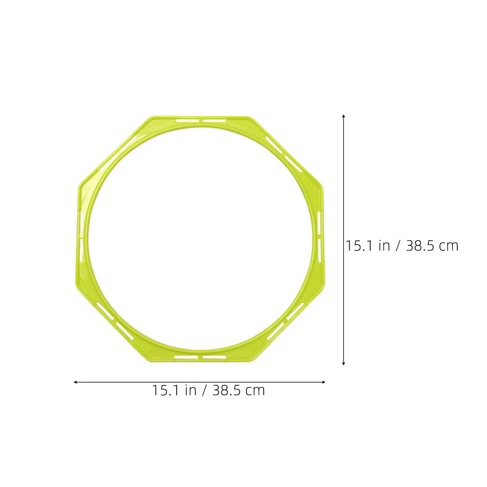 4Pcs Agility Rings for Football Training Bright Color Design Superior Visual Acuity Multi-Function Speeds Exercising Tools