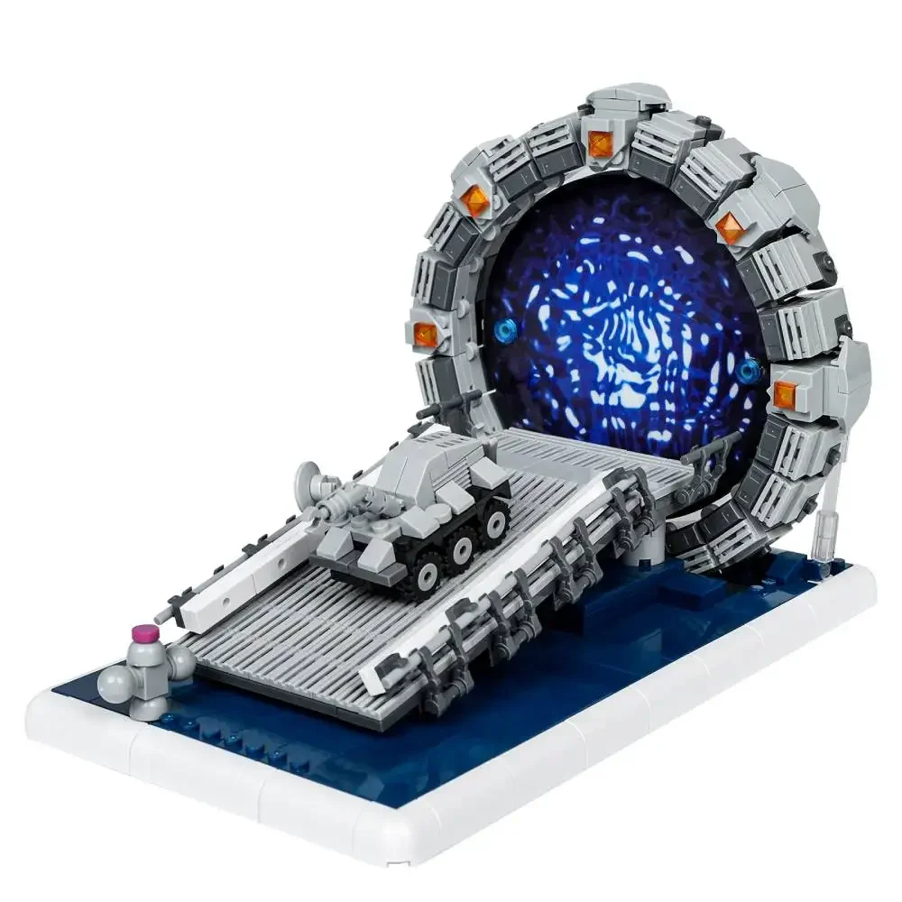 Creative Stargate Building Block Set,Bricks Constructor Idea Set,Assembling Brick Toy Gift for Boys and Space Fans,722 Pieces