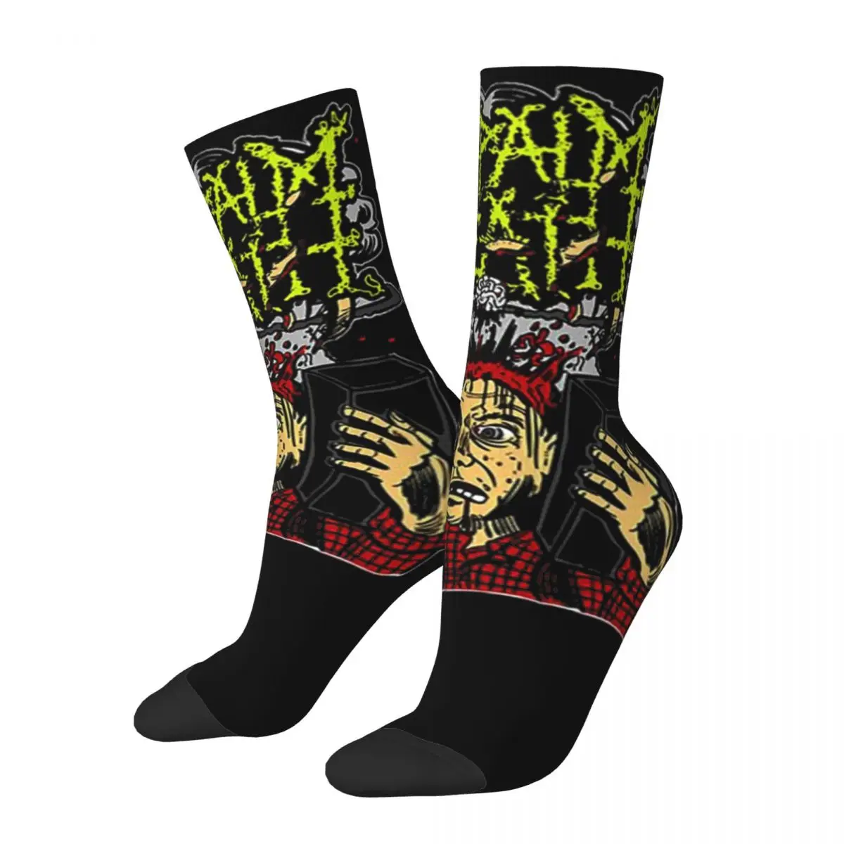 Best Napalm Death Heavy Metal Band Theme All Season Socks Accessories for Male Cozy Sock