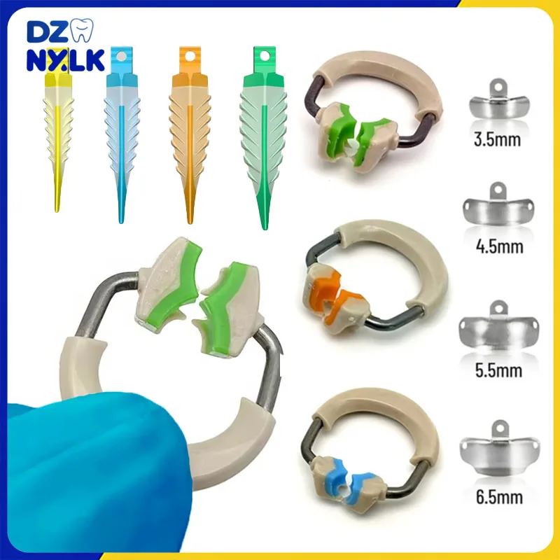 

Dental Matrix Bands Sectional Contoured Matrix System NITI Metal Matrice Clamp Ring nterdental Adaptive Composite Wedge Dentist