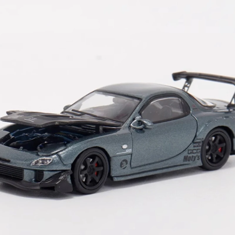 

Литой под давлением масштаб 1:64 RX7 FD3S BSC, имитация сплава, металлическая модель автомобиля, статическая коллекция, украшенные праздничные подарки, игрушки, сувенирный подарок