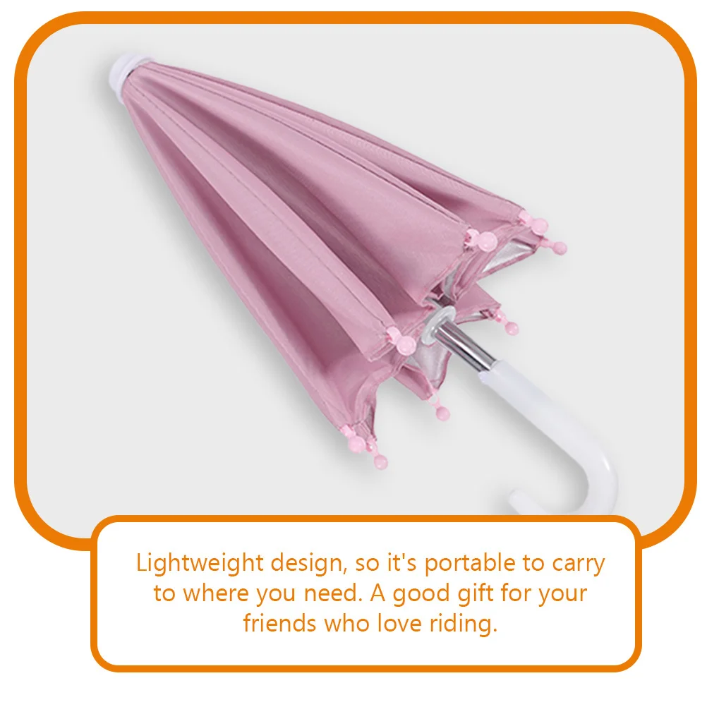 

2Pcs Portable Phone Umbrella Small Sun Protection Shade for Mobile Universal Use Foldable Lightweight Cycling Outdoor Gear