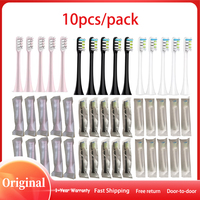 10pcs Replacement Toothbrush Head For Xiaomi Soocas Electric Sonic Toothbrush Individual Packing Soft Dupont Bristle Brush Head