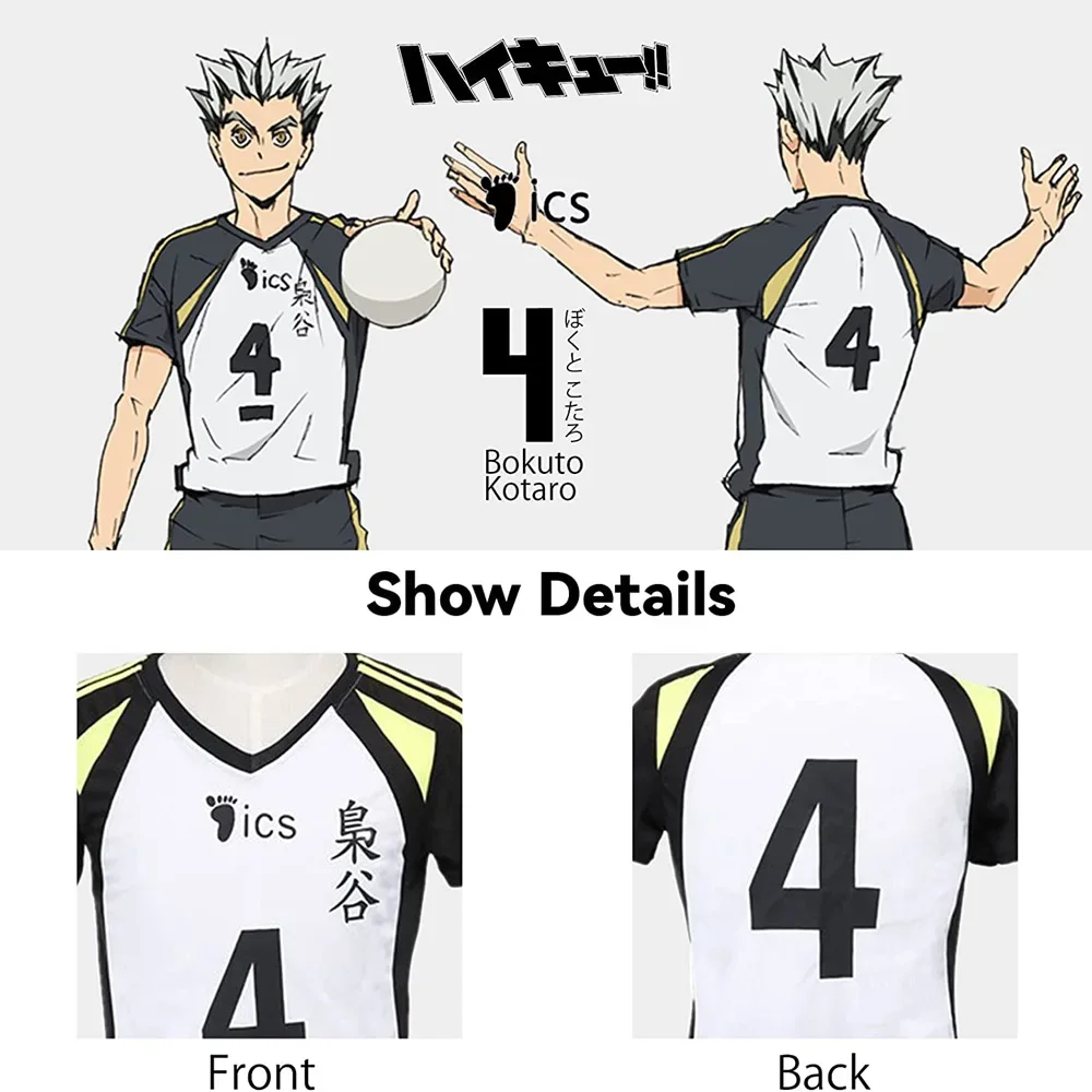 Anime Haikyuu 3D T Shirt Men Women Bokuto Koutarou Akaashi Keiji Cosplay Costume Short Sleeve Volleyball Uniform Jersey