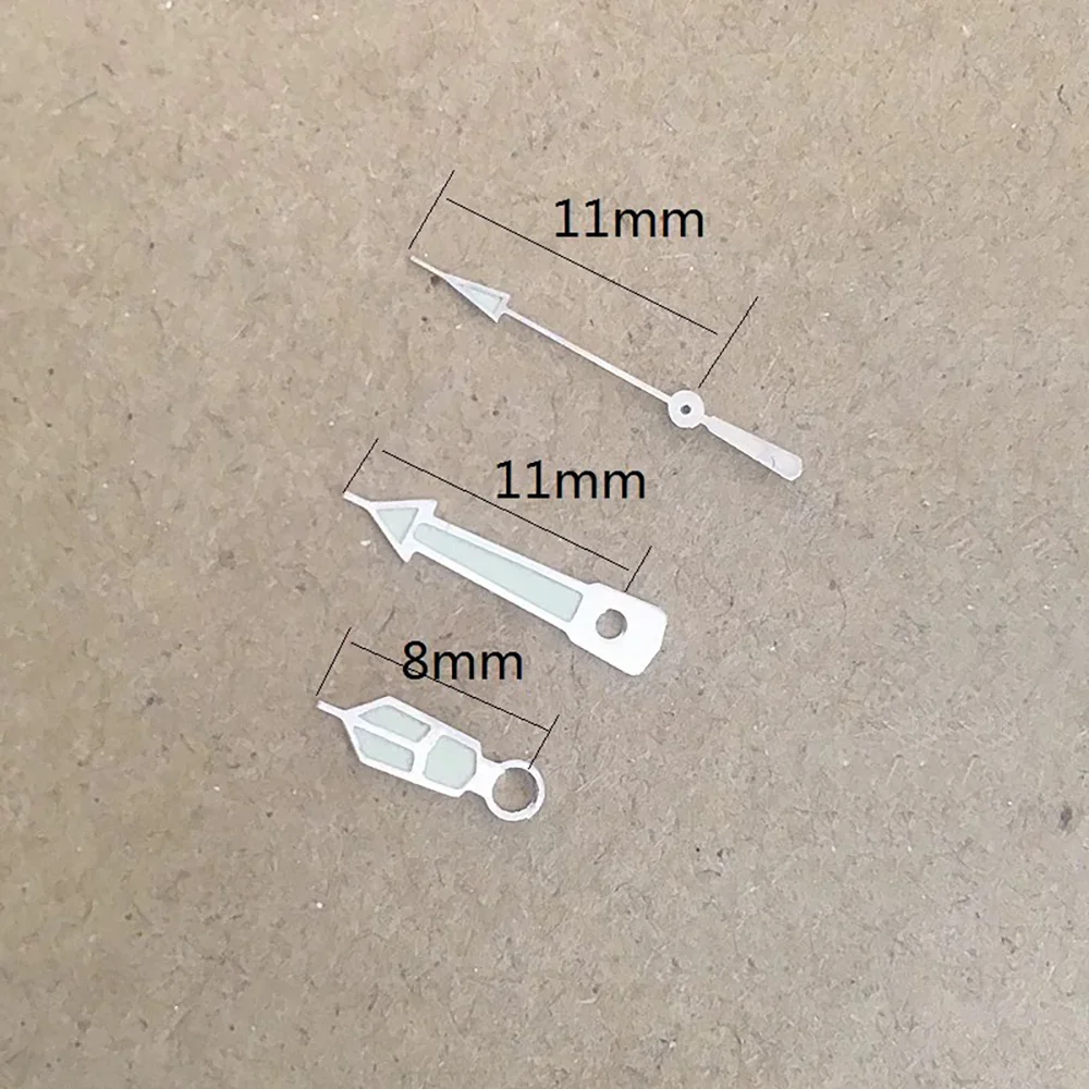 Аксессуары для часов, часовая минутная и секундная стрелка, подходит для механизма 8205/8215, запасные части для часов, указатель часов, 3-контактный