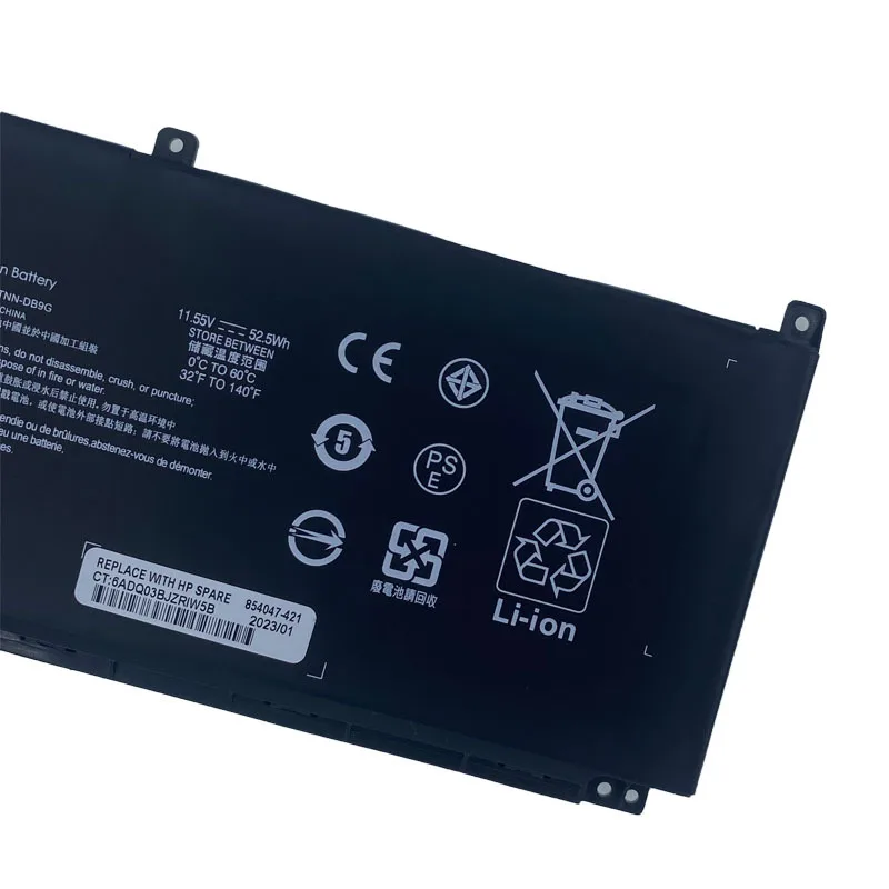 Nuova batteria per laptop PG03XL da 11,55 V 4323 mAh per HP Pavilion Gaming 15-DK DK0003nq 15-DK0020TX 15-EC0000 OMEN 5X FPC52 HSTNN-DB9G