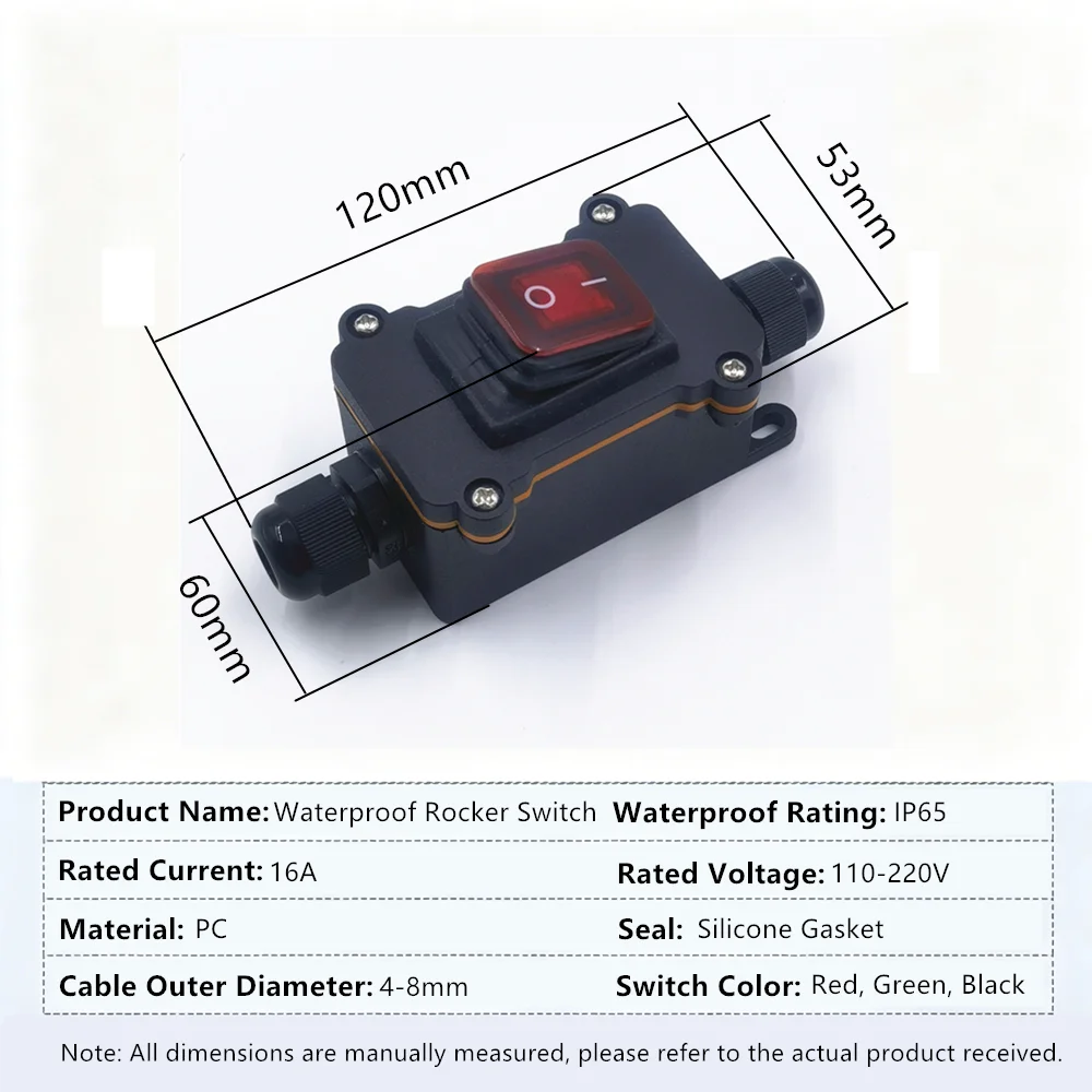 16A IP65 Waterproof Inline Cor - огляд і ціна Outdoor Power Bar