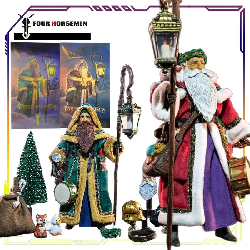 

Four Horsemen Studios Original Figura Obscura Series Santa Claus Anime Action Figure Model Toys Collectible Model Gifts for Boys
